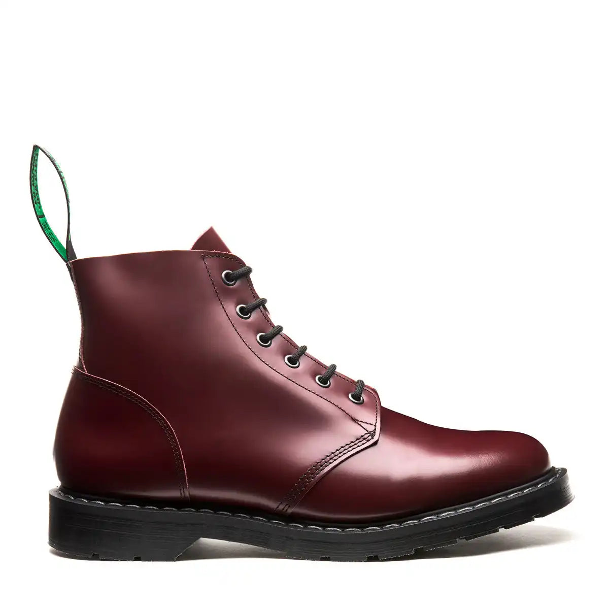 Oxblood Hi-Shine 6 Eye Astronaut Boot