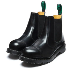 Black Hi-Shine Steel Toe Dealer Boot