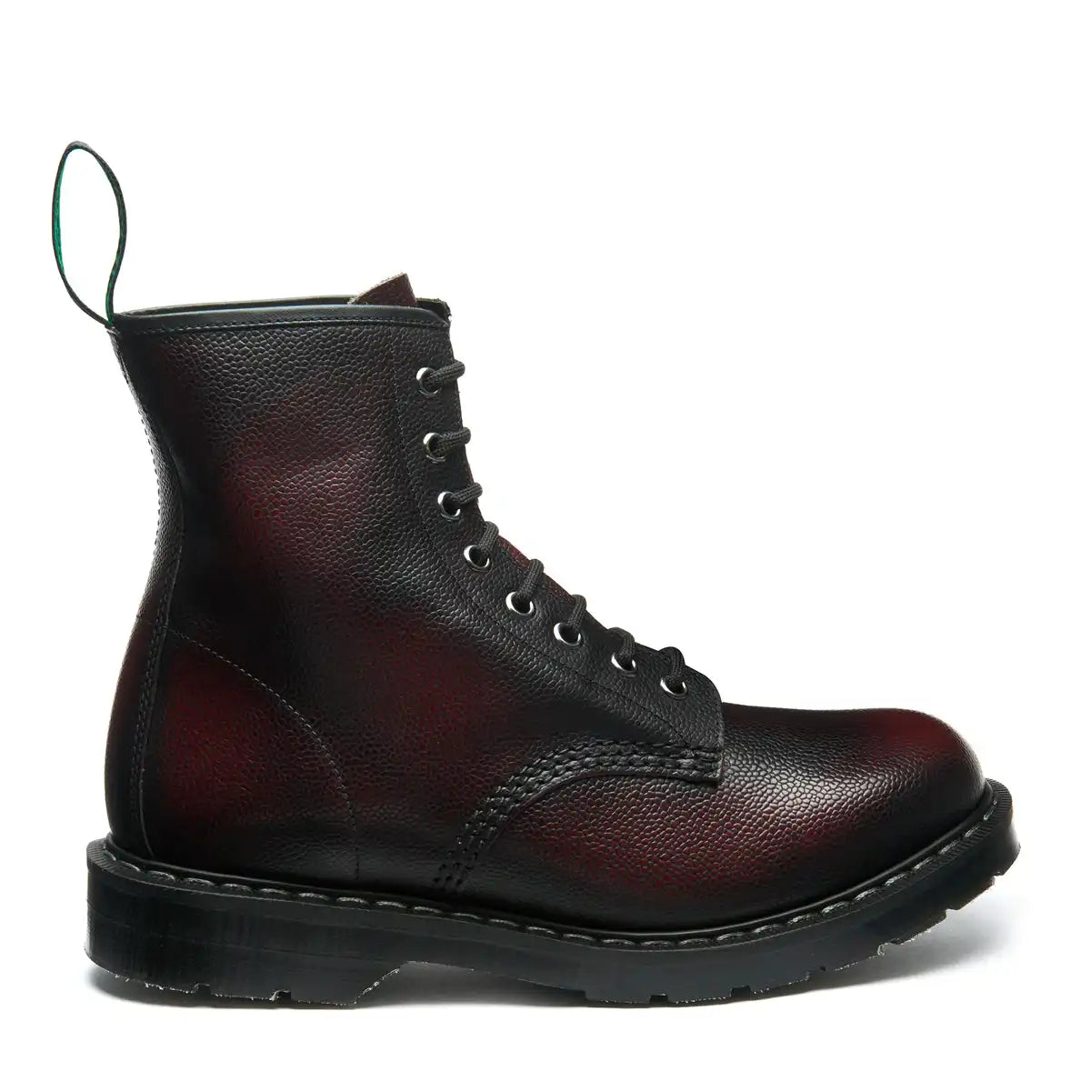 Dark Burgundy Grain 8 Eye Derby Boot