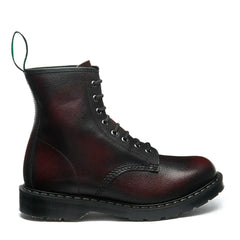 Dark Burgundy Grain 8 Eye Derby Boot
