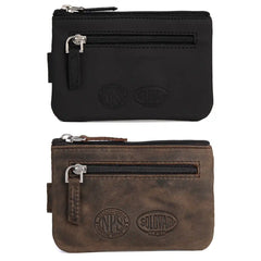 Leather Key & Coin Wallet