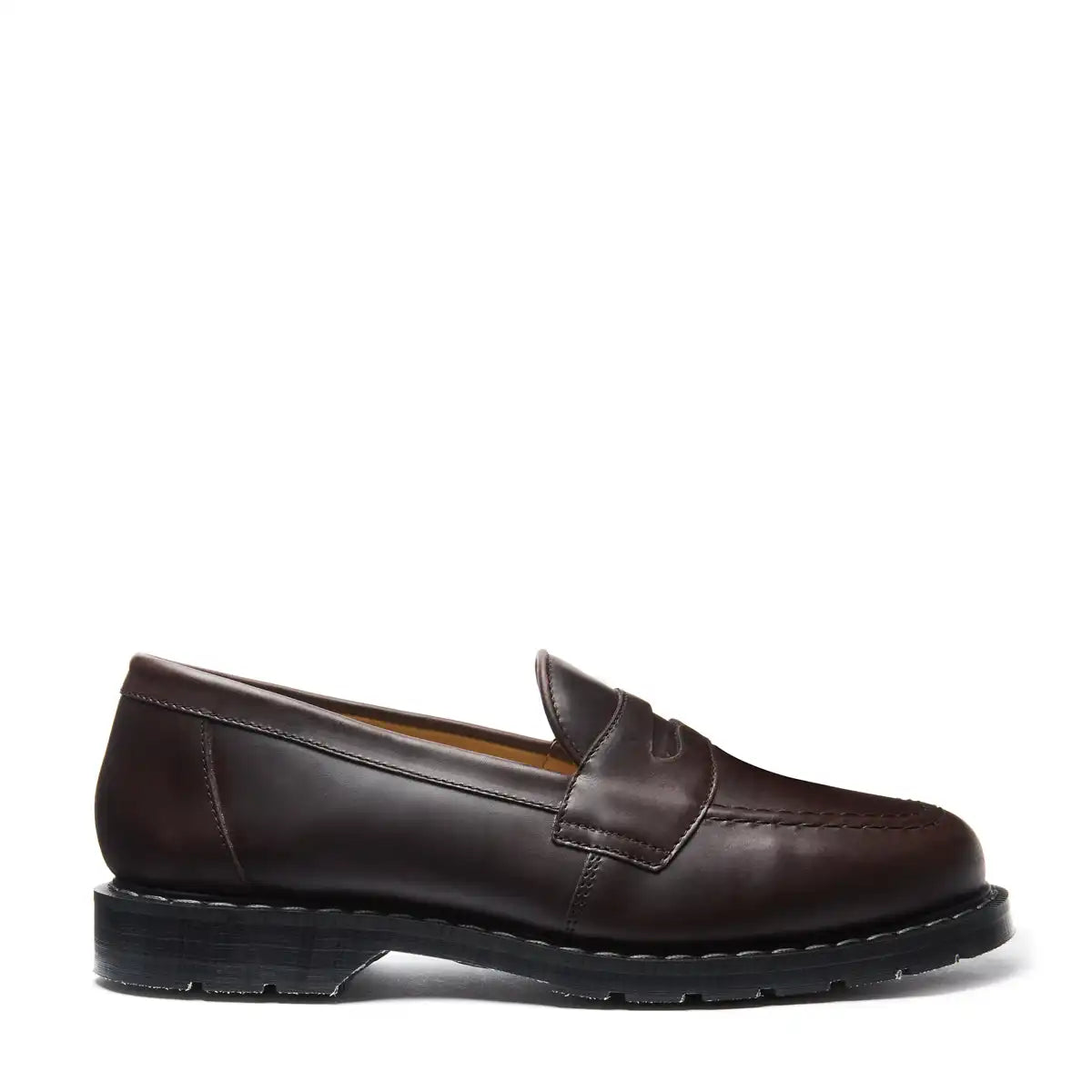 Brown Greasy Penny Loafer