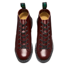 Oxblood Hi-Shine 7 Eye Monkey Boot