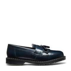 Navy Rub-Off Vegan Tassel Loafer