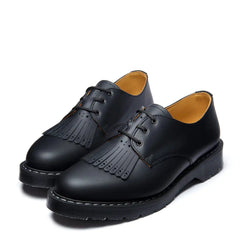 Black Greasy Gibson Shoe & Brogue Kiltie