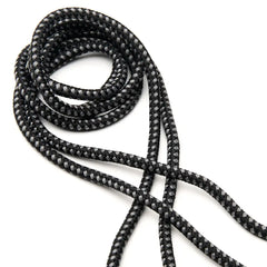 180cm Round Poly Chequered Lace (10 & 11 eye)