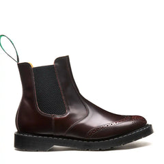 Burgundy Rub-Off Dealer Brogue Boot