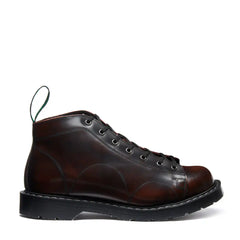 Burgundy Rub Off 7 Eye Monkey Boot