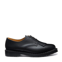 Black Greasy Gibson Shoe & Brogue Kiltie