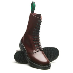 Oxblood Hi-Shine 11 Eye Astronaut Boot