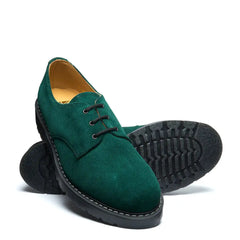 Green Suede 3 Eye Gibson Shoe