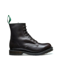 Brown Greasy 8 Eye Derby Boot