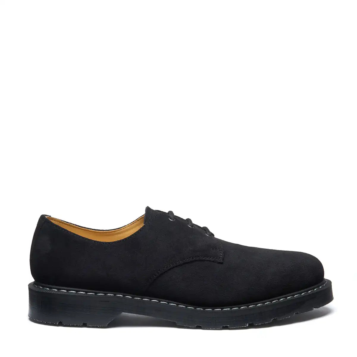 Dark Navy Suede 3 Eye Gibson Shoe