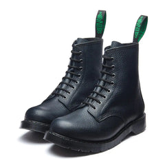 Navy Gaucho Grain 8 Eye Derby Boot