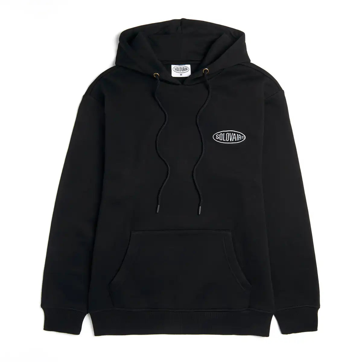 Solovair L/S Logo Pullover Hoodie - Black