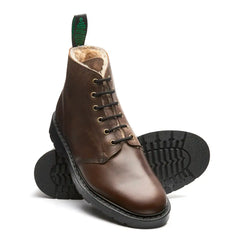 Gaucho Crazy Horse Shearling Lined 6 Eye Astronaut Boot