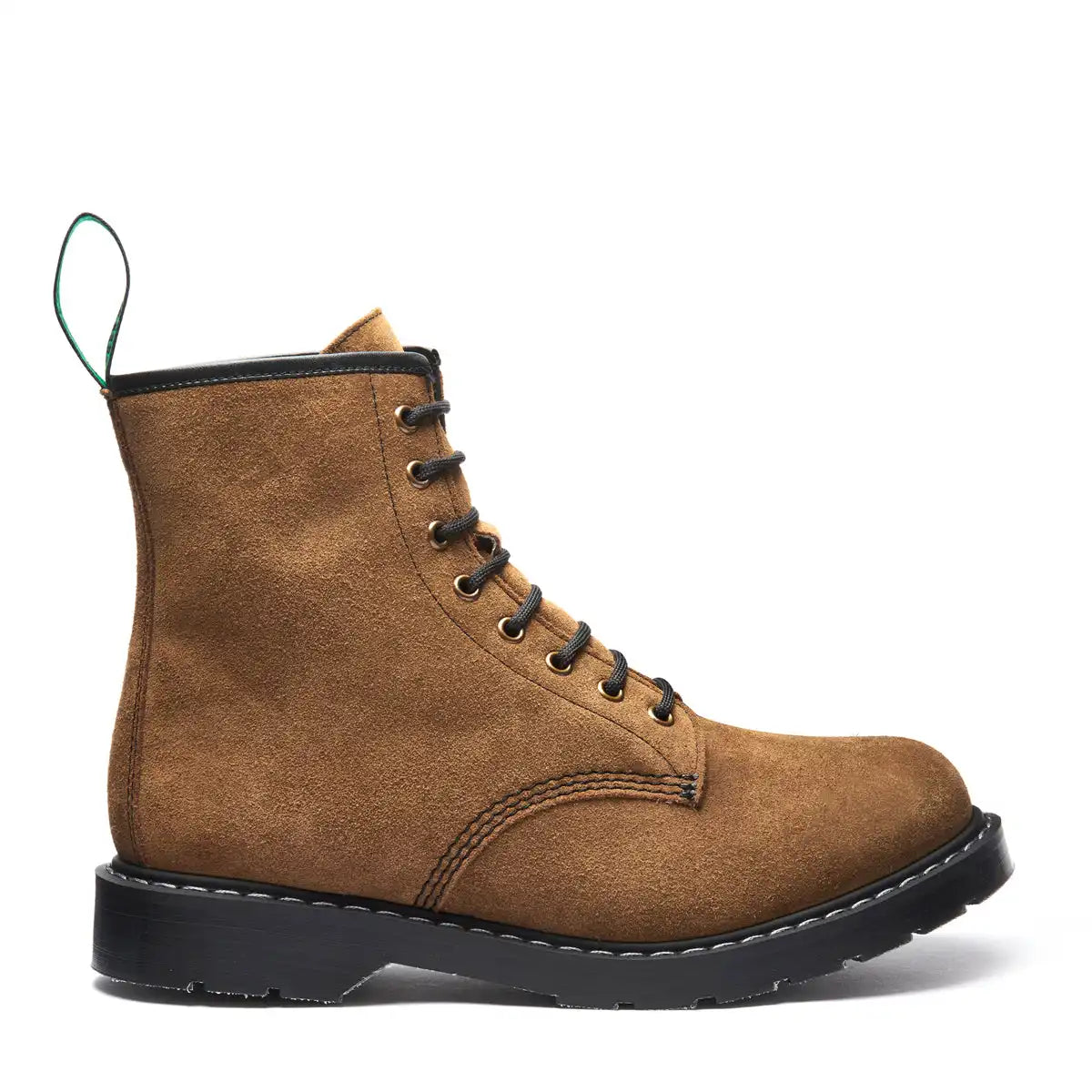 Tan Suede 8 Eye Derby Boot