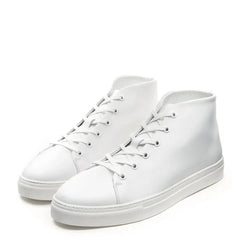 White Calf High Top Sneaker