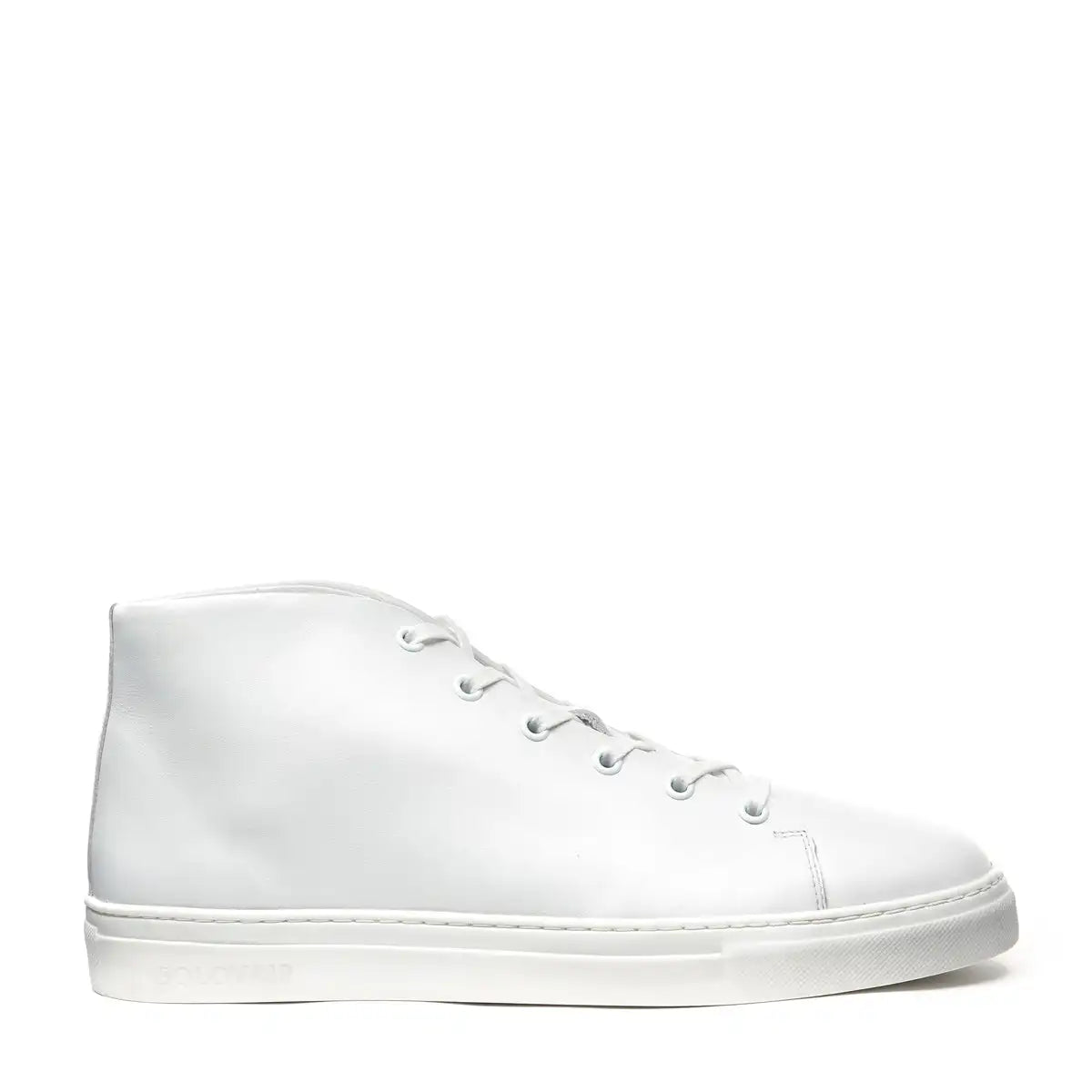 White Calf High Top Sneaker