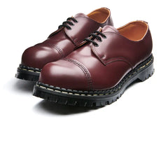 Oxblood Hi-Shine Steel Toe Capped Gibson Shoe