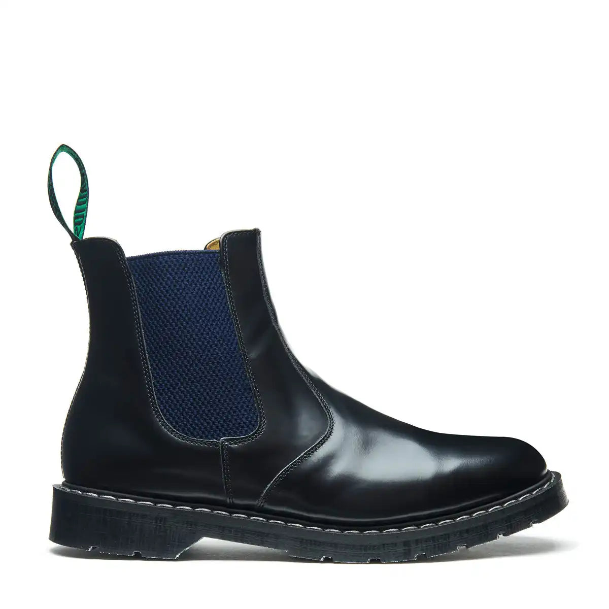 Navy Blue & Black Dealer Boot