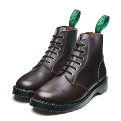 Brown Greasy 6 Eye Astronaut Boot