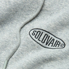 Solovair L/S Logo Pullover Hoodie - Grey