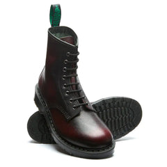 Dark Burgundy Grain 8 Eye Derby Boot