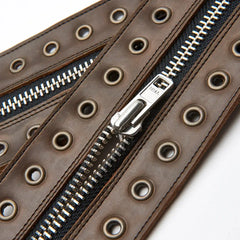 Gaucho Crazy Horse 8 Eye Derby Boot & Zip Guard