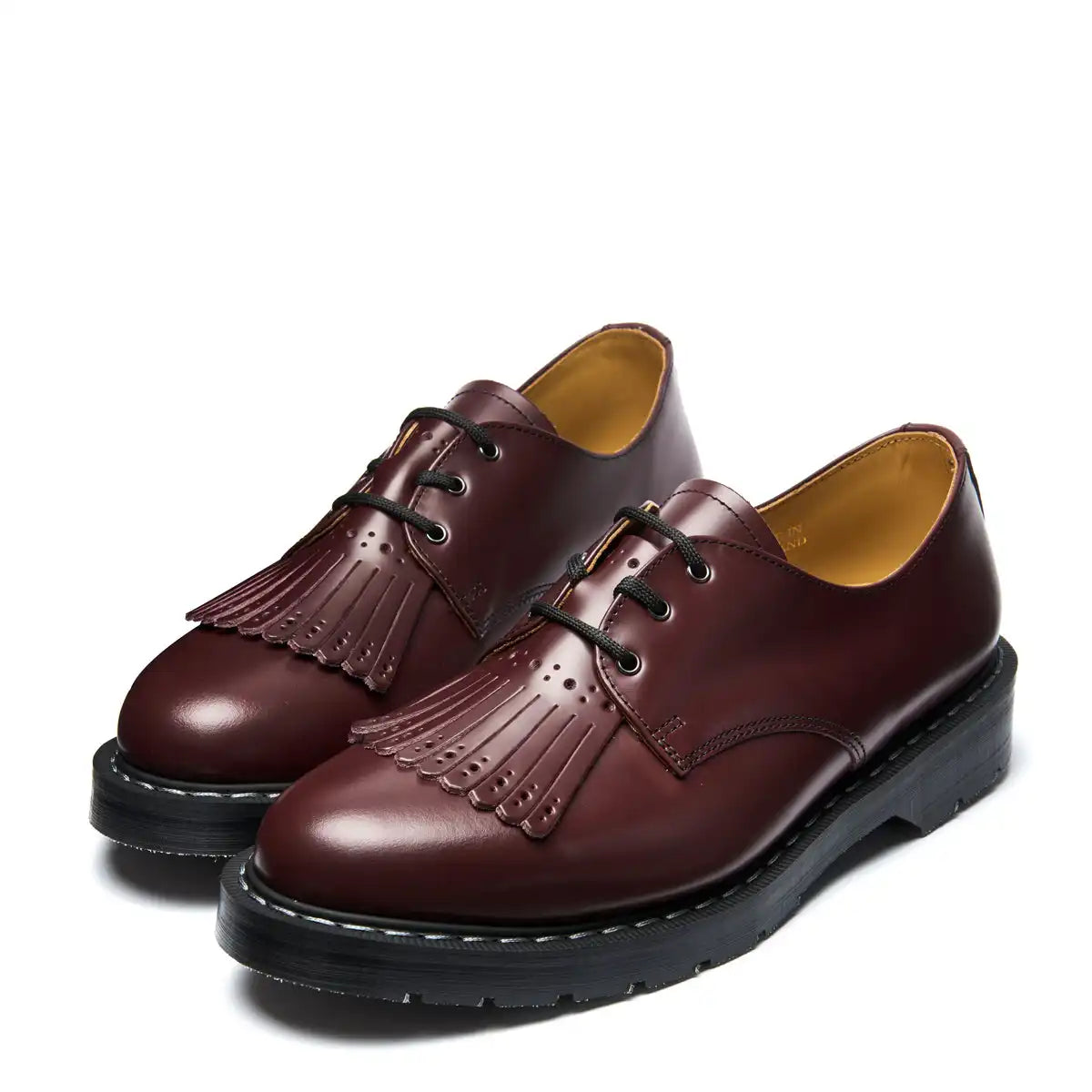 Oxblood Hi-Shine Gibson Shoe & Brogue Kiltie
