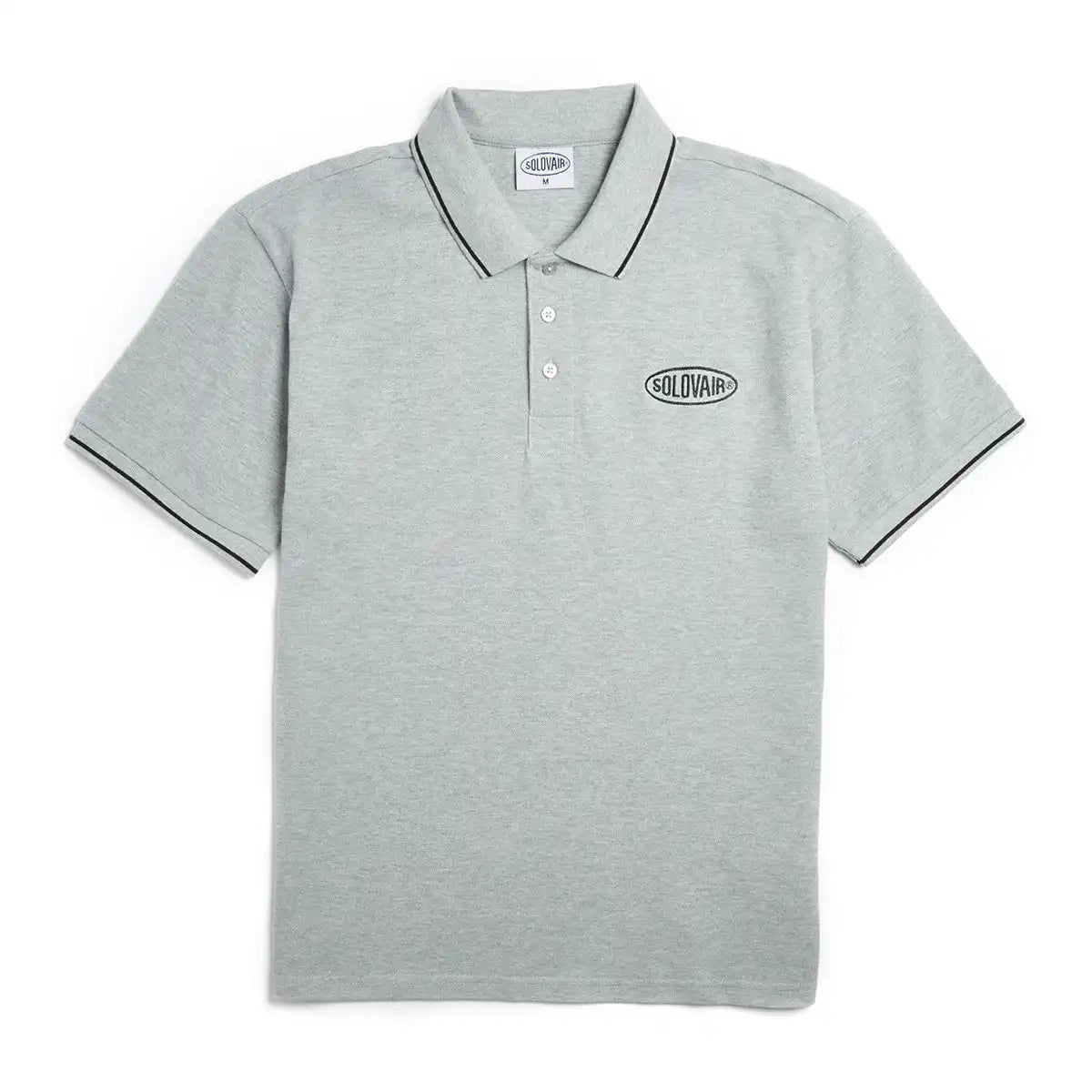 Solovair S/S Polo Shirt - Grey