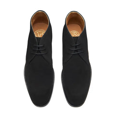 Black Suede 3 Eye Chukka Boot