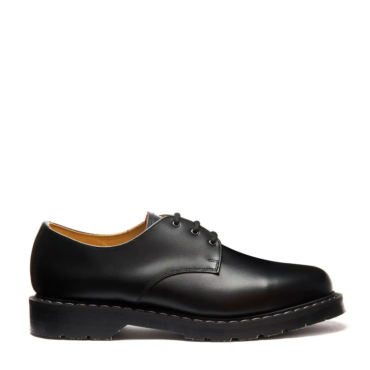 Black Fine Grain 3 Eye Gibson Shoe