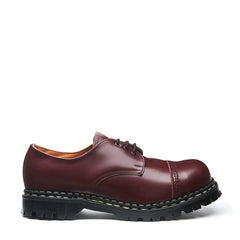 Oxblood Hi-Shine Steel Toe Capped Gibson Shoe